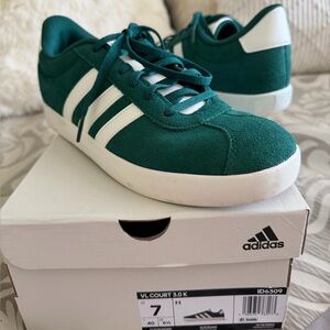 Adidas Suede VL Court Sneakers - Big Kid